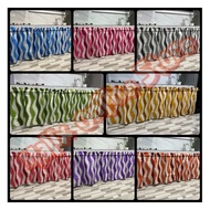 Wavy Spiral Design Curtain Sink 30x58 Inches Geena Fabric
