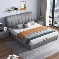 HOMIE LIFE เตียงนอน genuine leather bedroom Double bed frame เตียงนอนหรูหรา luxury  bed H20