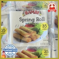 ☏ ▤ ¤ Bambi Spring Roll Wrapper 35 pcs Small 6" x 6" lumpia wrapper
