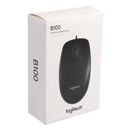 Logitech MOUSE OPTICAL USB B.100 BLACK