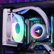 Aerocool Mirage L120 White Argb Liquid Aio Cpu Water Cooler Processor