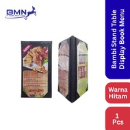 Bambi Restaurant Menu Book Stand Table Display Book Menu Original