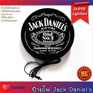 Jack Daniels แจ็ค แดเนียลส์ ป้ายเหล้า ป้ายไฟหน้าร้าน ป้ายไฟเปิดร้าน ป้ายไฟled ป้ายไฟประดับร้าน light