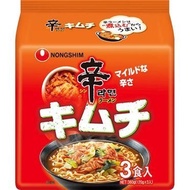 [Direct from japan] Nongshim Japan Shin Ramyun Kimchi 3 servings /Popular/ Korean / Dry Noodles
