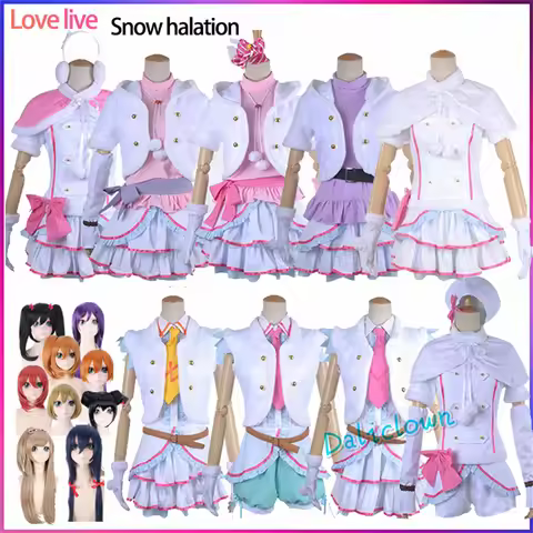 Lovelive Snow Halation Kotori Umi Eli Rin Nozomi Nico Maki Cosplay Costume Anime Love Live Uniform S