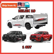 TOYOTA Hilux Body Sticker Design No.19 - Car Body Sticker Side Lining Pelekat Hilux Stiker 4x4