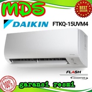 BIG PROMO AC DAIKIN 1/2pk FTKQ 15 FLASH INVERTER 1/2 pk 0.5 pk unit only