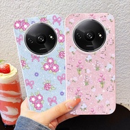 YBD Phone Case For Redmi A3 4G A3X 4G Xiaomi Poco C61 4G INS Sparkling Pink Gentle Pink Fragrant Flo