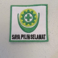 SAYA K3 Logo Embroidery K3 Emblem I CHOOSE A HAPPY