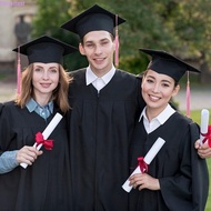 REEMOOR Graduation Gown - Solid Color Academic Robes for Degree Ceremonies