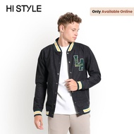 [Online Exclusives] HI STYLE Men Denim Jacket - Black - HSC410245 / Jaket Denim Lelaki - Hitam