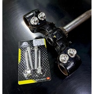 Set of 4 618 304 stainless steel brains used to lower 26-30 V3 forks, used for many popular vehicles
