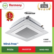 SAMSUNG AC100TN4DKC/EA &amp; AC100TXADKC/EA 3.5hp 4-Way Ceiling Cassette Aircond Wind-Free Inverter Air Conditioner