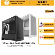 NZXT H3 FLOW ALL Black/ White Computer Case (M-ATX/ Mid Tower) - Genuine Product