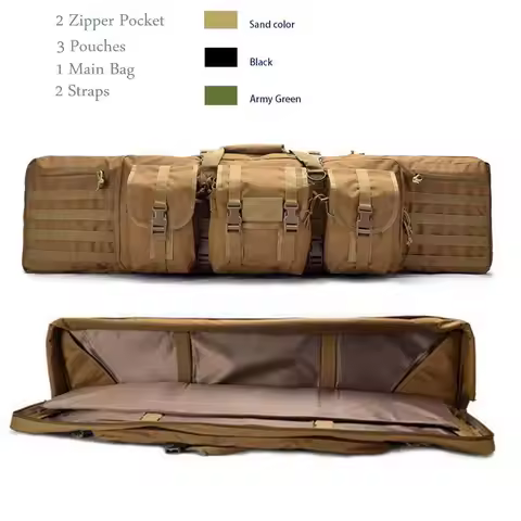 Outdoor sports backpack rifle air gun holster 136 rifle gun bag air gun color bullet shooting rifle 