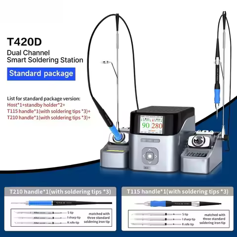 Aixun T420D Intelligent Double Welding Station with Handle Seat T245 T210 T115 Welding Handle Iron T