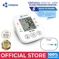 Indoplas EBP305A USB-C Powered Blood Pressure Monitor - FREE Digital Thermometer