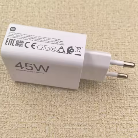 Original Xiaomi 45W EU Turbo Fast Charger Plug Charging Power Adapter For MI 8 9 Pro Redmi Note 14 P
