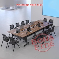 折疊活動多用途組合長枱(檔板) DK13-B51 [圓桌會議/橢圓款] Multi-Purpose Foldable Long Table 電腦桌/工作枱/辦公枱/寫字枱 會議室寫字樓 合培訓/活動/