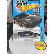 Hotwheels Factory sealed 2014 Ferrari 458 italia black car