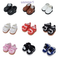 AHOUR1 Doll Mini Sports Shoes, Doll Shoes PU Labubu Doll Leather Shoes, Labubu Shoes High-top Sports