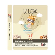 (1 Set) Binder Note A5 FOLDER ONE 20 Ring + Bonus Index Divider Pembatas Kertas Loose Leaf