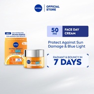 NIVEA Face Extra Bright C&Hya Vitamin Day Serum Cream SPF30 50 ml / Skincare / Vitamin C / 3X Hyalur