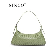 New Style Woven Bag High-End Western Style Fashion Underarm Baguette Bag Shoulder Bag Ladies Handbag