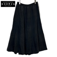 DRESSTERIOR 085-73071 黑色纖維窄款喇叭裙 38碼 [二手]