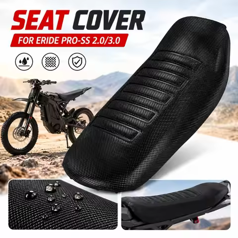 PVC Seat Cover For E Ride Pro SS 2.0 3.0 Electric Dirt Bike Motorcycle Waterproof Non-Slip Seat Cush