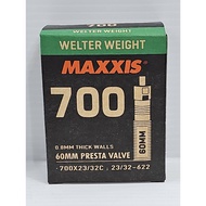 MAXXIS 700 * 23/32C 60mm Inner Tube Road Bike Removable Nozzle French 23/32-622