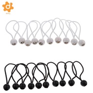 [utruiut0k] 10pcs 162mm 3-3.5mm Heavy Duty Ball  Cords Elastic Tie Ropes for Securing Canopy Tent Ta