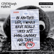 Tldr - Everything Everything Everything All At Once Movie Sticker | EEAAO Film Sticker