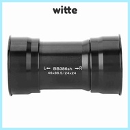WITTE Bicycle Bottom Bracket, Lightweight Aluminum Alloy Press Fit Bearing, Durable Black 24mm Seale