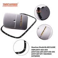 5L40E 5L50E Transmission Oil Filters Pan Gasket Kit 24111423604 For BMW CADILLAC