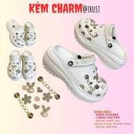 (KÈM CHARM + VỚ) Dép sục cross tipono đúc nguyên khối nữ cao 7p hỗ trợ đổi trả TRUSTVNXK