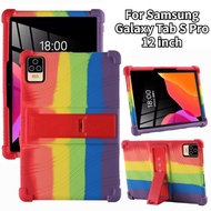 For Samsung Galaxy Tab S Pro 12" Tablet Case Super Shockproof Soft Silicone Protective Case Stand Cover