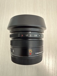 Panasonic 樂聲 LEICA DG SUMMILUX 15mm / F1.7 ASPH (HX015) for M43 mount