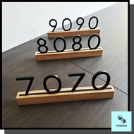 address plate house number plate room number 3D room number plate, horizontal position, KUDSUN KSDC0