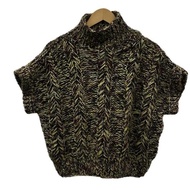 green Ganni Sweater Size xs High neck Bordeaux Multi Light Women Short sleeves Direct from Japan Sec