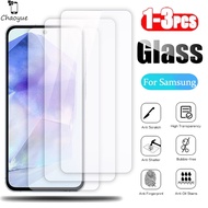 3Pcs 9H Full Tempered Glass For Samsung ss Galaxy A16 A06 A55 A35 A25 A15 A05 A05s A54 A34 A24 A14 A