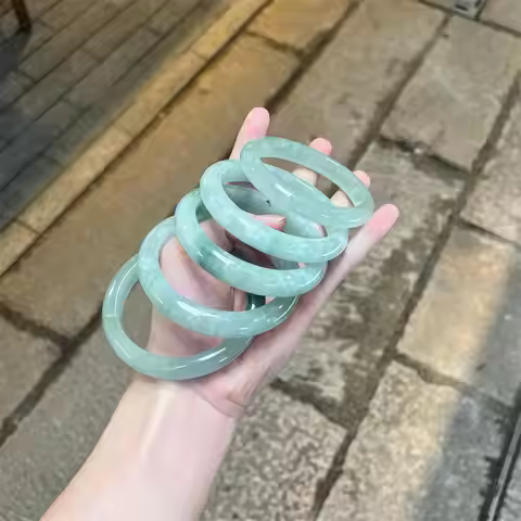 Tricolor Pure Myanmar Jade Bracelet Jade Bangle Jadeite 52~66mm Jasper Bangles Fit Adult Women Hand 