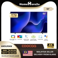 Ansuran Mudah 50 Inch UHD 4K Smart LED TV Skyworth 50SSUE7600 50SUE8000 50SUE4000 Coocaa 50Y72 Haier