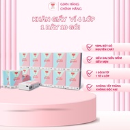 10 Packs Of GUMI 4-Layer Wallet Paper Bags, Super Soft And Super Soft Convenience