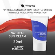 💚RAYA 2026💚Korea Isntree Sunscreen 50ml Hyaluronic Acid Natural Sun Cream SPF50 PA+ Even Skin Tone R