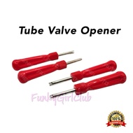 Tube Valve Opener Motorcycle Spanar Buka Sumbu Tiub