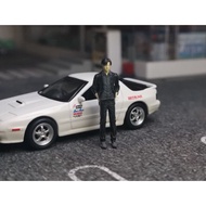 Miniature Figure Initial D Ryosuke Takahashi Diorama Diecast Unpainted