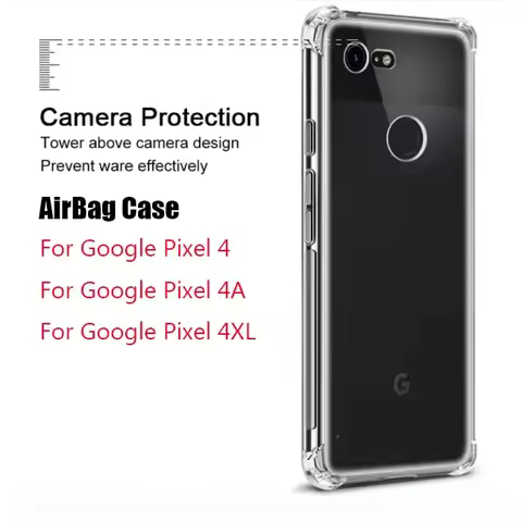 Airbag Shockproof Case For Google Pixel 2 2XL 3 3A 4A XL Silicone TPU Phone Cover For Google Pixel 3