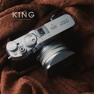 [Three-Piece Set] Fuji X-100VI Square Hood x100v Universal Adapter Ring Hood Cover Set