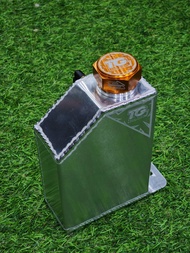 ถังพักน้ำ อลูมิเนียม ทรงแบบปากเฉียง V2 ขนาด 2x4 นิ้ว จาก TG-Racing